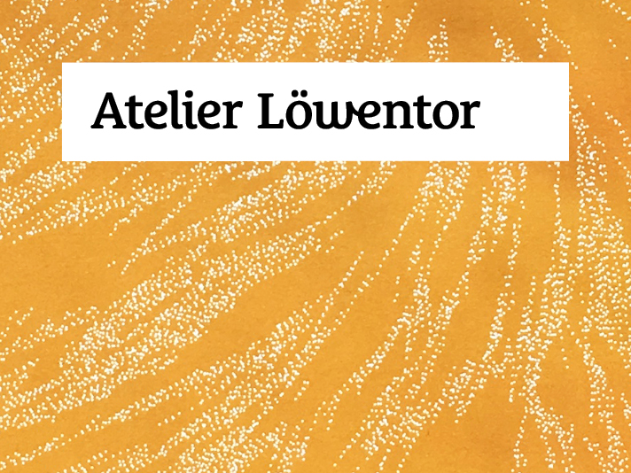 Atelier Löwentor logo and corporate design by Louisa Fröhlich