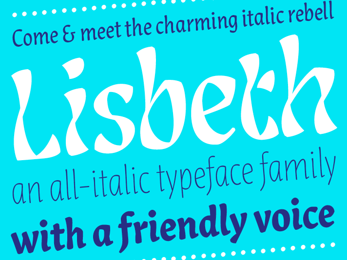 Lisbeth Typeface Design by Louisa Fröhlich